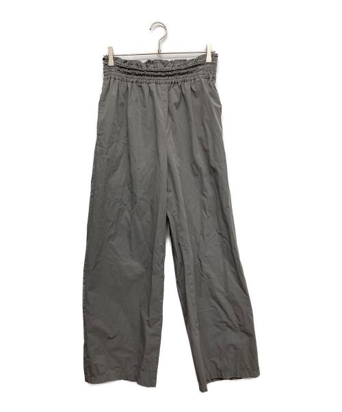 JOURNAL STANDARD（ジャーナルスタンダード）JOURNAL STANDARD (ジャーナルスタンダード) リネンナイロンストレッチワイドパンツ ライトグレー サイズ:40の古着・服飾アイテム