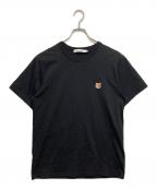 maison kitsuneメゾンキツネ）の古着「フォックスヘッド レギュラー Tシャツ」｜ブラック