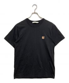 maison kitsune（メゾンキツネ）の古着「フォックスヘッド レギュラー Tシャツ」｜ブラック