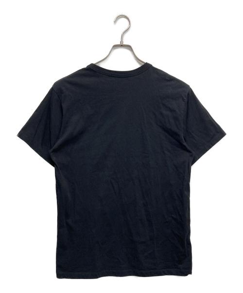 maison kitsune（メゾンキツネ）MAISON KITSUNE (メゾンキツネ) フォックスヘッド レギュラー Tシャツ ブラック サイズ:Mの古着・服飾アイテム