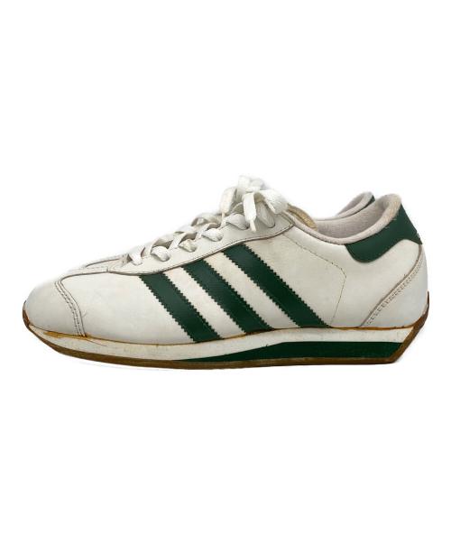 adidas（アディダス）adidas (アディダス) ローカットスニーカー グリーン×ホワイト サイズ:25の古着・服飾アイテム