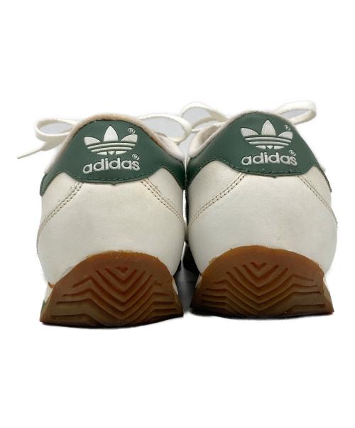 adidas（アディダス）adidas (アディダス) ローカットスニーカー グリーン×ホワイト サイズ:25の古着・服飾アイテム