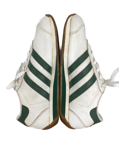 adidas（アディダス）adidas (アディダス) ローカットスニーカー グリーン×ホワイト サイズ:25の古着・服飾アイテム
