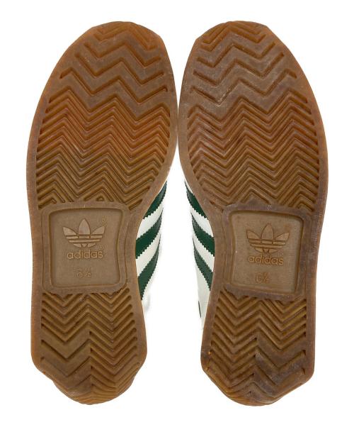 adidas（アディダス）adidas (アディダス) ローカットスニーカー グリーン×ホワイト サイズ:25の古着・服飾アイテム