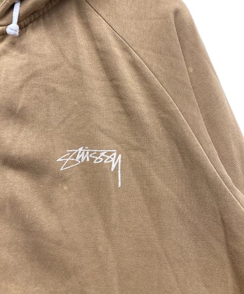 OLD STUSSY（オールドステューシー）OLD STUSSY (オールドステューシー) ストックロゴジップパーカー ブラウン サイズ:XLの古着・服飾アイテム