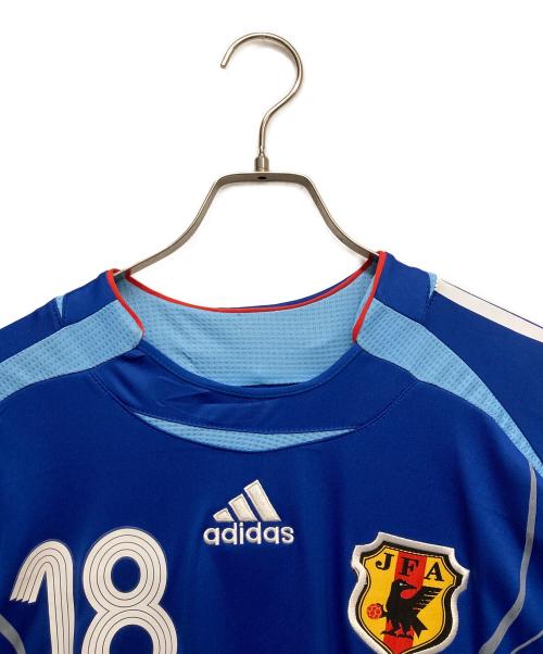 adidas（アディダス）adidas (アディダス) ゲームシャツ ブルー サイズ:XLの古着・服飾アイテム