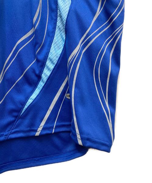 adidas（アディダス）adidas (アディダス) ゲームシャツ ブルー サイズ:XLの古着・服飾アイテム