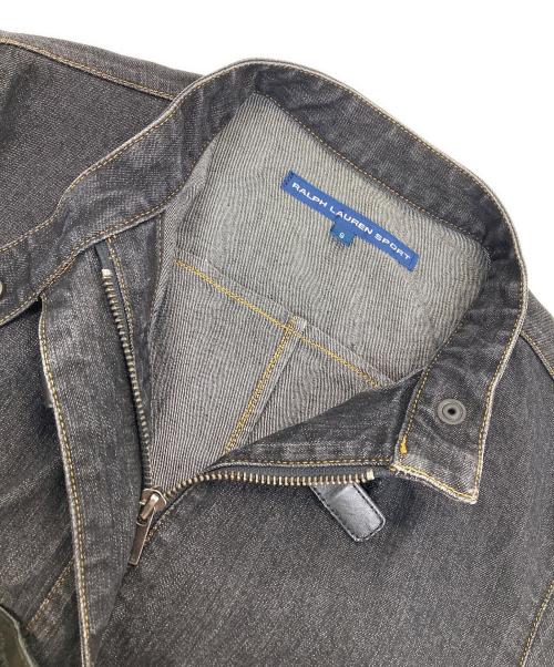 RALPH LAUREN（ラルフローレン）RALPH LAUREN (ラルフローレン) デニムジャケット ブラック サイズ:9の古着・服飾アイテム