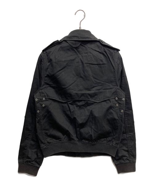 POLO RALPH LAUREN（ポロ・ラルフローレン）POLO RALPH LAUREN (ポロ・ラルフローレン) ショートダブルジャケット ブラック サイズ:Mの古着・服飾アイテム