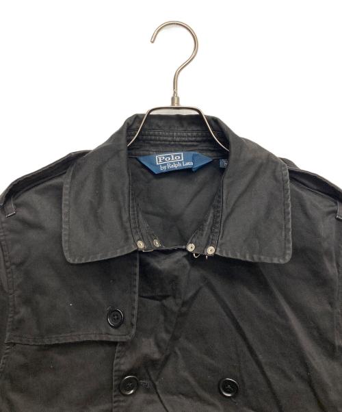 POLO RALPH LAUREN（ポロ・ラルフローレン）POLO RALPH LAUREN (ポロ・ラルフローレン) ショートダブルジャケット ブラック サイズ:Mの古着・服飾アイテム