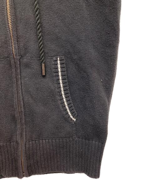 BURBERRY BLUE LABEL（バーバリー ブルー レーベル）BURBERRY BLUE LABEL (バーバリー ブルー レーベル) 半袖パーカー ブラック サイズ:38の古着・服飾アイテム