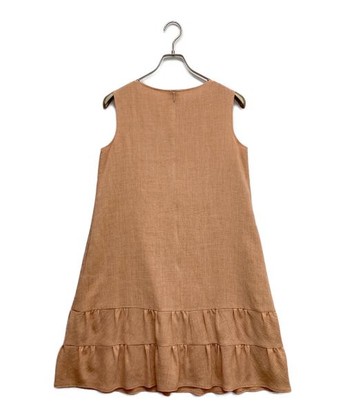 Rene basic（ルネベーシック）Rene basic (ルネベーシック) ノースリーブワンピース ライトピンク サイズ:38の古着・服飾アイテム
