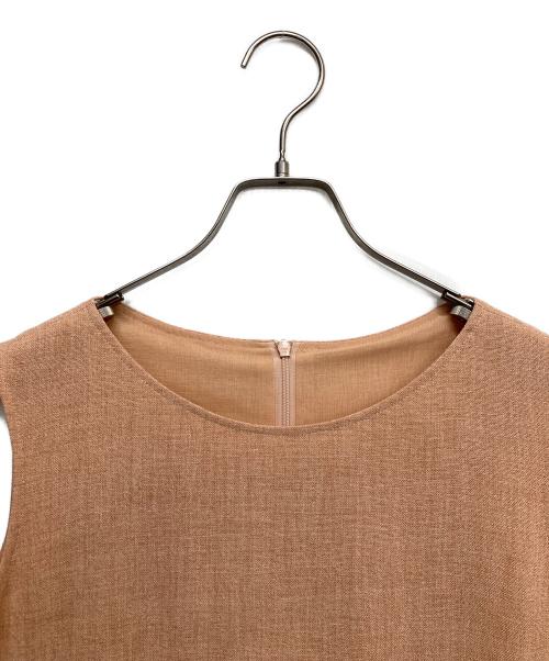 Rene basic（ルネベーシック）Rene basic (ルネベーシック) ノースリーブワンピース ライトピンク サイズ:38の古着・服飾アイテム