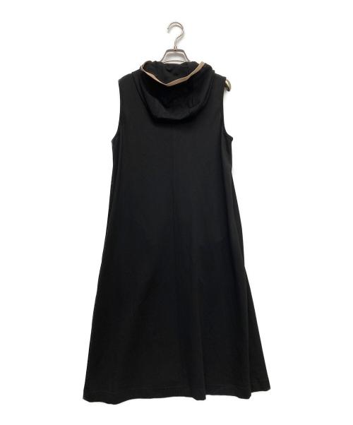 M'S GRACY（エムズグレイシー）M'S GRACY (エムズグレイシー) ラインジレワンピース ベージュ×ブラック サイズ:40の古着・服飾アイテム