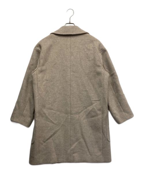 WEEKEND Max Mara（ウィークエンド マックスマーラ）Weekend Max Mara (ウィークエンド マックスマーラ) ワイドカラーウールコート ベージュ サイズ:42の古着・服飾アイテム