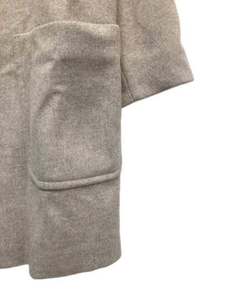 WEEKEND Max Mara（ウィークエンド マックスマーラ）Weekend Max Mara (ウィークエンド マックスマーラ) ワイドカラーウールコート ベージュ サイズ:42の古着・服飾アイテム