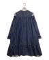 GUCCI (グッチ) Lace-trimmed denim dress インディゴ サイズ:40：45000円