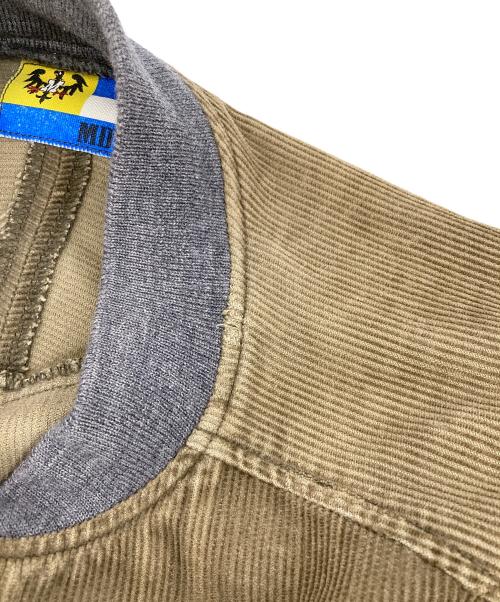 MACKDADDY（マックダディ）MACKDADDY (マックダディ) コーディロイジップアップブルゾン グレー×オリーブ サイズ:不明の古着・服飾アイテム