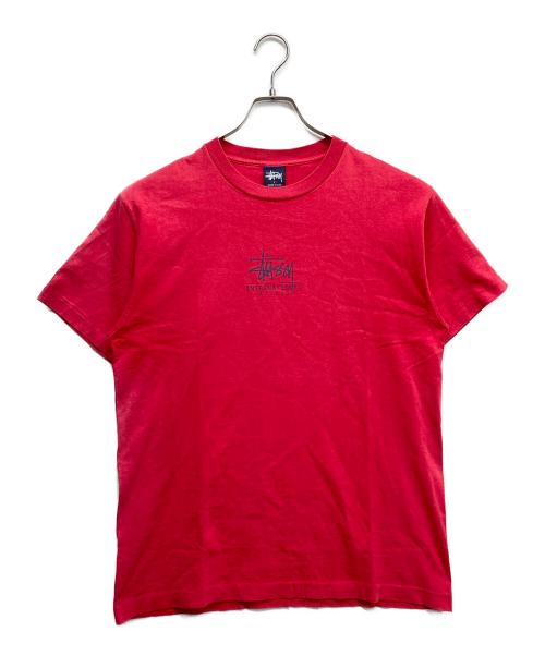 stussy（ステューシー）stussy (ステューシー) internatrional 2000 tee ネイビー×レッド サイズ:Lの古着・服飾アイテム