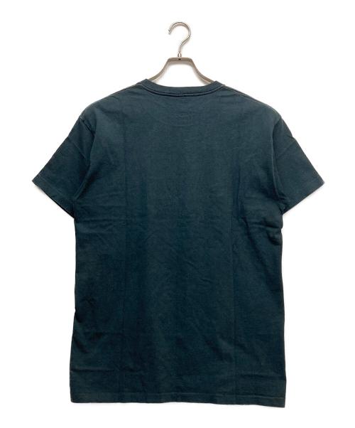 stussy（ステューシー）stussy (ステューシー) SSリンクモノグラムプリントTシャツ ホワイト×ブラック サイズ:Lの古着・服飾アイテム