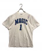 REEBOKリーボック）の古着「プリントTシャツ」｜ブルー×ホワイト