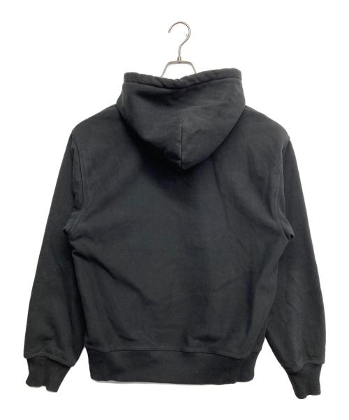 stussy（ステューシー）stussy (ステューシー) Flames Hoodie ブラック サイズ:Mの古着・服飾アイテム