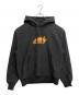 stussy（ステューシー）の古着「Flames Hoodie」｜ブラック