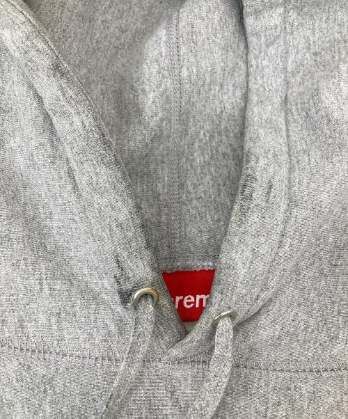 SUPREME（シュプリーム）SUPREME (シュプリーム) S LOGO HOODED SWEATSHIRT ブラック×ライトグレー サイズ:Ｍの古着・服飾アイテム