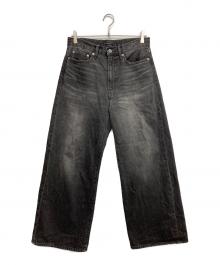 JOURNAL STANDARD（ジャーナルスタンダード）の古着「ルーズデニムパンツ」｜ブラック