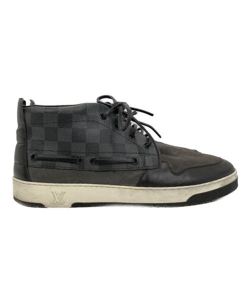 LOUIS VUITTON（ルイ ヴィトン）LOUIS VUITTON (ルイ ヴィトン) ダミエ・グラフィットハイカットスニーカー ブラック サイズ:9の古着・服飾アイテム