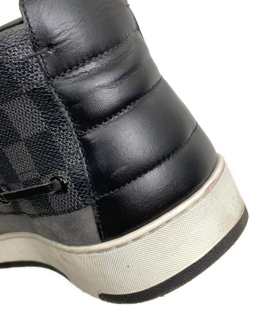 LOUIS VUITTON（ルイ ヴィトン）LOUIS VUITTON (ルイ ヴィトン) ダミエ・グラフィットハイカットスニーカー ブラック サイズ:9の古着・服飾アイテム