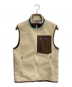 【廃盤品】Patagonia パタゴニア レトロX ベスト ベージュ/パープル 中古・古着通販】Patagonia (パタゴニア) レトロXベスト パープル
