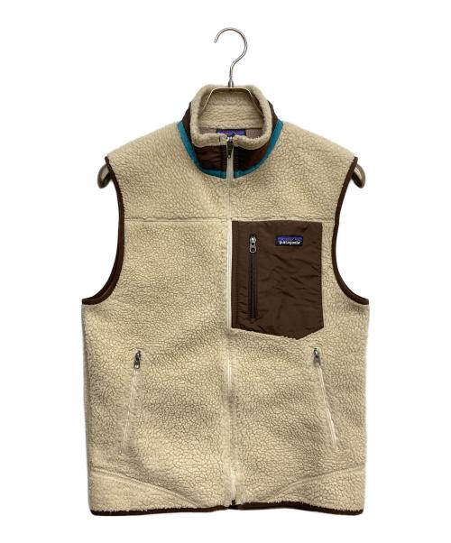 Patagonia（パタゴニア）Patagonia (パタゴニア) クラシックレトロXベスト ブラウン×アイボリー サイズ:Sの古着・服飾アイテム