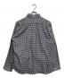 YAECA (ヤエカ) COMFORT SHIRT RELAX gingham ホワイト×ブラック サイズ:M：6000円