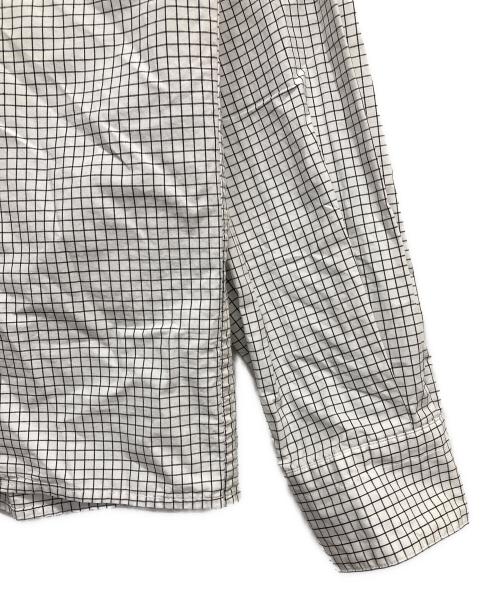 Gymphlex（ジムフレックス）Gymphlex (ジムフレックス) コットンタイプライター ジップアップシャツ ホワイト サイズ:Mの古着・服飾アイテム