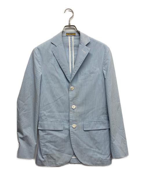 Rugby Ralph Lauren（ラグビーラルフローレン）Rugby Ralph Lauren (ラグビーラルフローレン) テーラードジャケット ホワイト×ブルー サイズ:XSの古着・服飾アイテム
