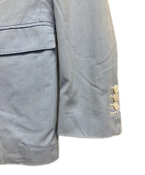Rugby Ralph Lauren（ラグビーラルフローレン）Rugby Ralph Lauren (ラグビーラルフローレン) テーラードジャケット ホワイト×ブルー サイズ:XSの古着・服飾アイテム
