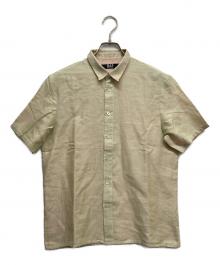 RAF BY RAF SIMONS（ラフバイ ラフシモンズ）の古着「ロゴ刺繍S/Sシャツ」｜グリーン