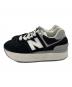 NEW BALANCE (ニューバランス) WL574ZSA ブラック サイズ:US7：7000円