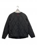 y. BY NORDISKワイドット バイ ノルディスク）の古着「COLLARLESS DOWN JACKET」｜ブラック