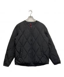 y. BY NORDISK（ワイドット バイ ノルディスク）の古着「COLLARLESS DOWN JACKET」｜ブラック