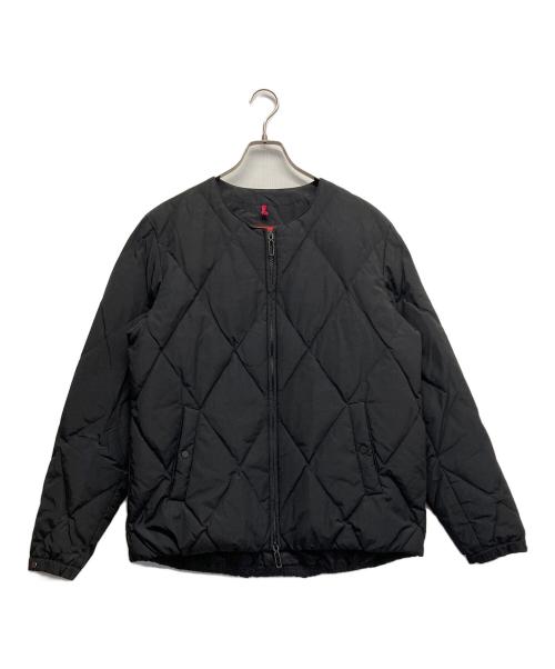 y. BY NORDISK（ワイドット バイ ノルディスク）Y. BY NORDISK (ワイドット バイ ノルディスク) COLLARLESS DOWN JACKET ブラック サイズ:Lの古着・服飾アイテム