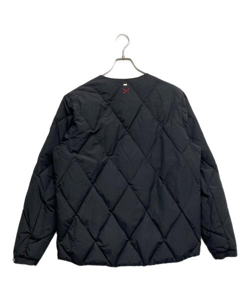 y. BY NORDISK（ワイドット バイ ノルディスク）Y. BY NORDISK (ワイドット バイ ノルディスク) COLLARLESS DOWN JACKET ブラック サイズ:Lの古着・服飾アイテム