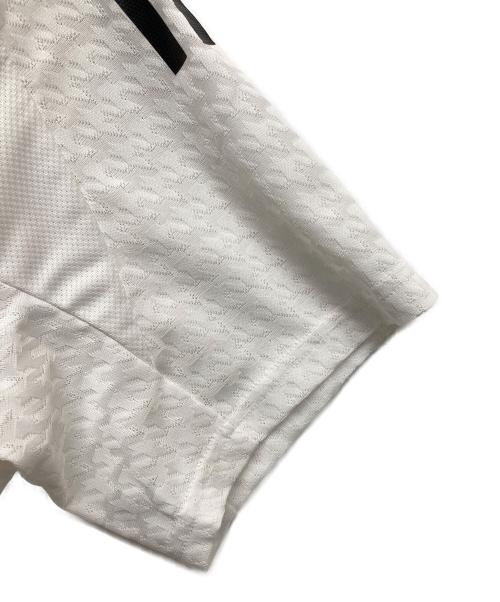 adidas（アディダス）adidas (アディダス) ゲームシャツ ホワイト サイズ:2XLの古着・服飾アイテム
