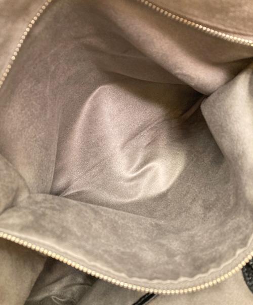 PELLE MORBIDA（ペッレモルビダ）PELLE MORBIDA (ペッレモルビダ) フラップボストンバッグ ブラックの古着・服飾アイテム