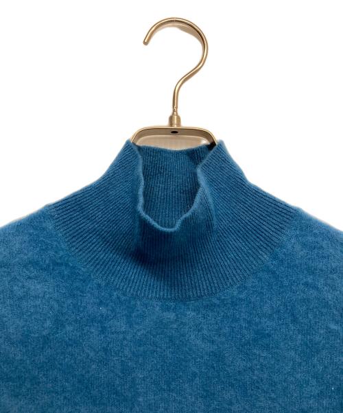YOKE（ヨーク）YOKE (ヨーク) Cashmere high neck knit ブルー サイズ:2の古着・服飾アイテム