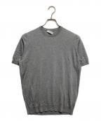 GRAN SASSOグランサッソ）の古着「ニットtシャツ」｜グレー