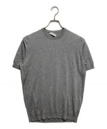 GRAN SASSO（グランサッソ）の古着「ニットtシャツ」｜グレー