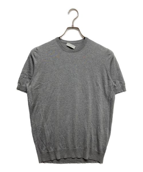 GRAN SASSO（グランサッソ）GRAN SASSO (グランサッソ) ニットtシャツ グレー サイズ:50の古着・服飾アイテム