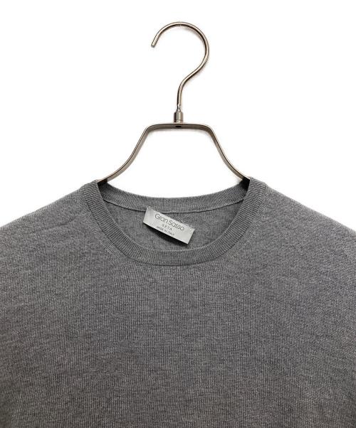 GRAN SASSO（グランサッソ）GRAN SASSO (グランサッソ) ニットtシャツ グレー サイズ:50の古着・服飾アイテム